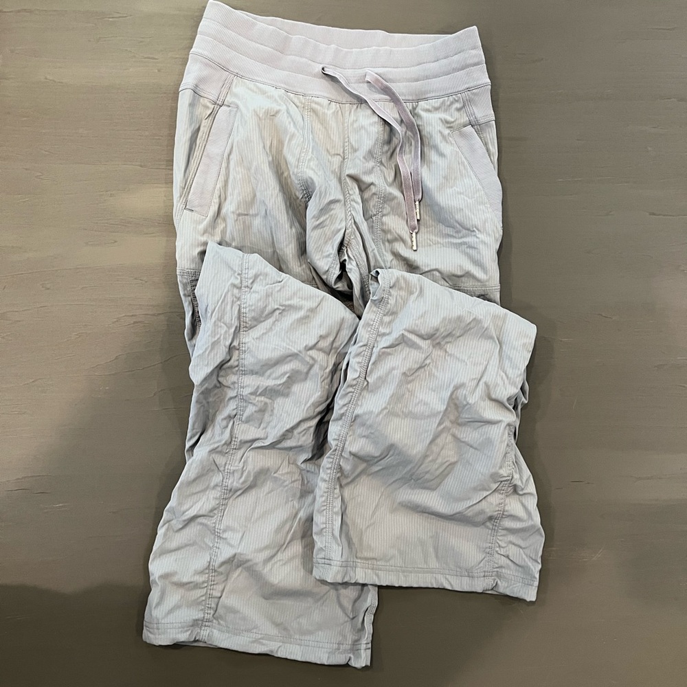 Lululemon Dance Studio II Pant light gray size 4